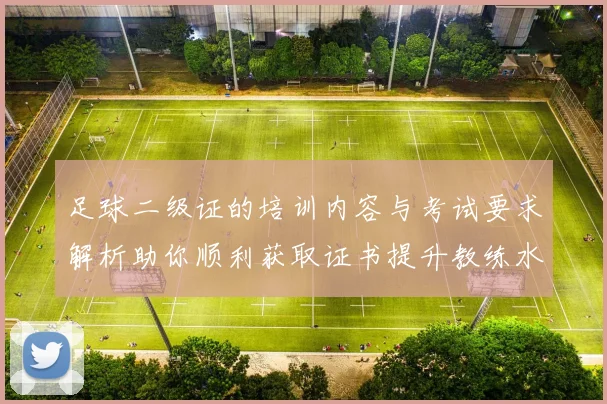 足球二级证的培训内容与考试要求解析助你顺利获取证书提升教练水平
